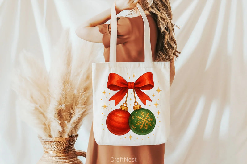 Vintage Christmas Cherries Clipart Bundle - CraftNest - Digital Crafting and Art