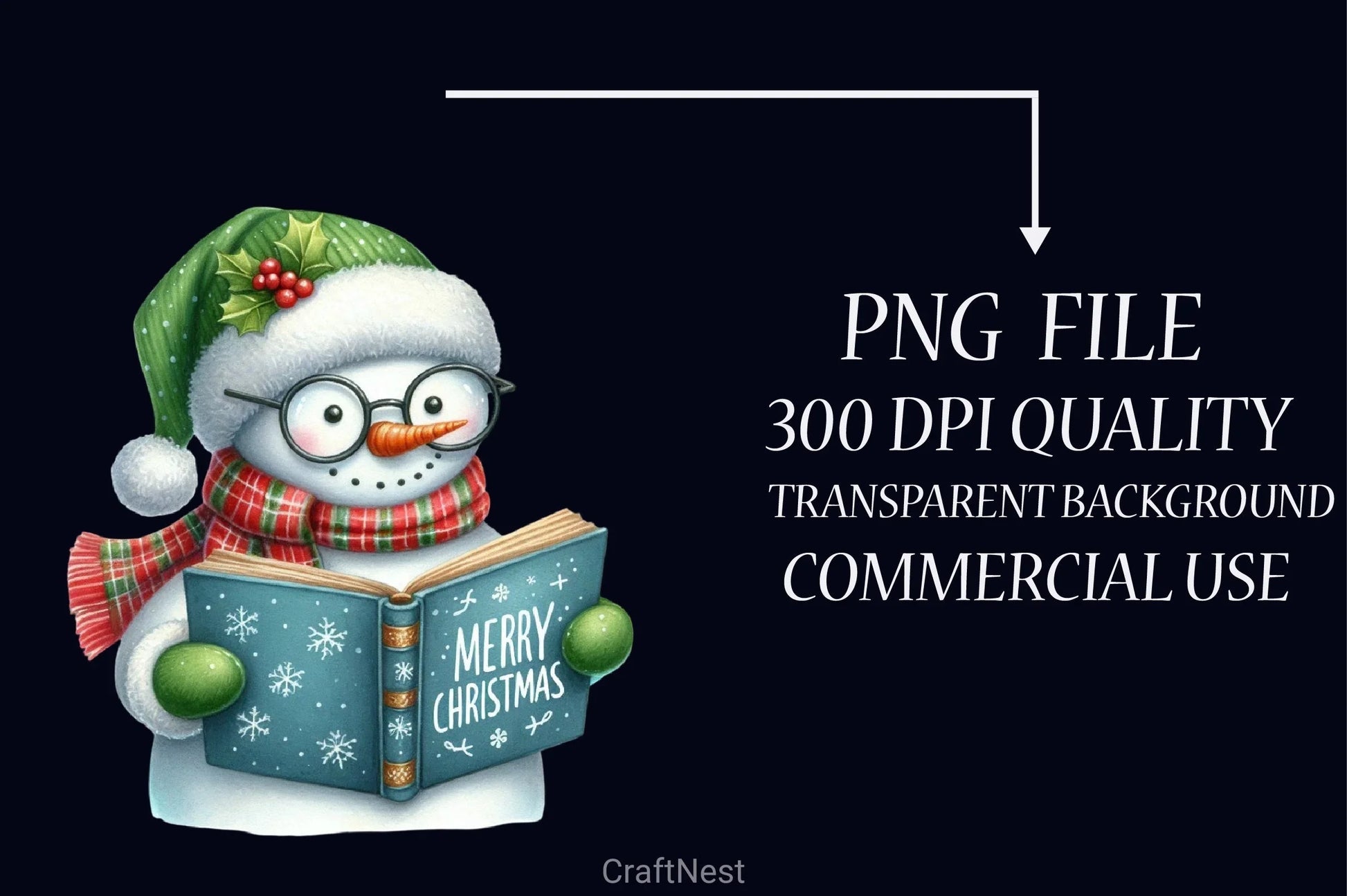 Christmas Snowman Clipart Bundle 11 - CraftNest - Digital Crafting and Art