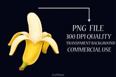 Banana Clipart Bundle - CraftNest - Digital Crafting and Art