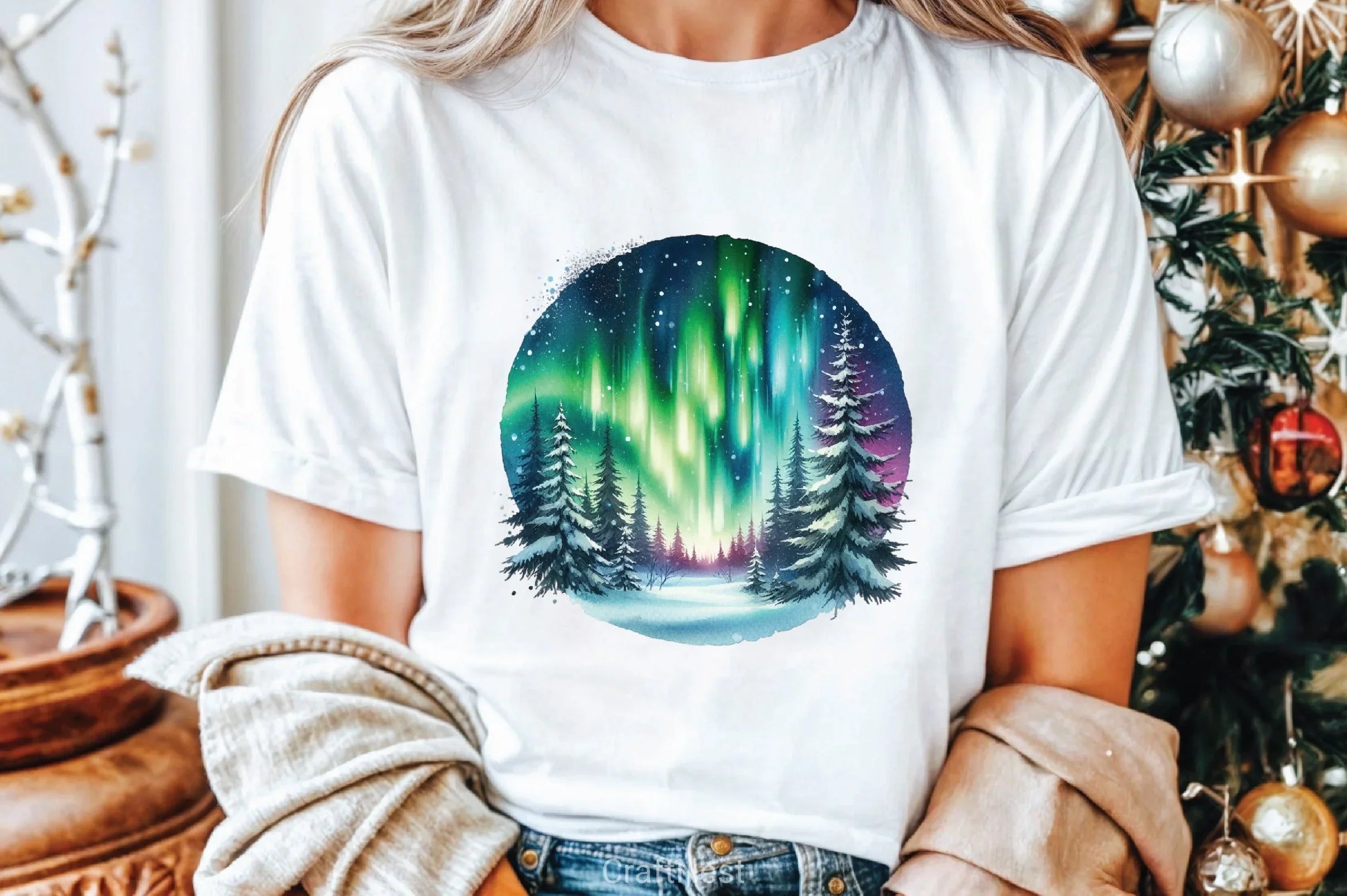 Northern Lights Clipart Bundle - CraftNest - Digital Crafting and Art