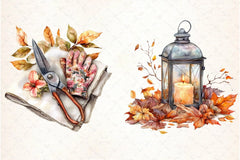 Autumn Day Garden Clipart Bundle - CraftNest - Digital Crafting and Art