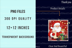 Christmas Frame Clipart Bundle 99 - CraftNest - Digital Crafting and Art