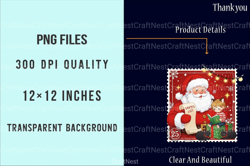 Christmas Frame Clipart Bundle 99 - CraftNest - Digital Crafting and Art