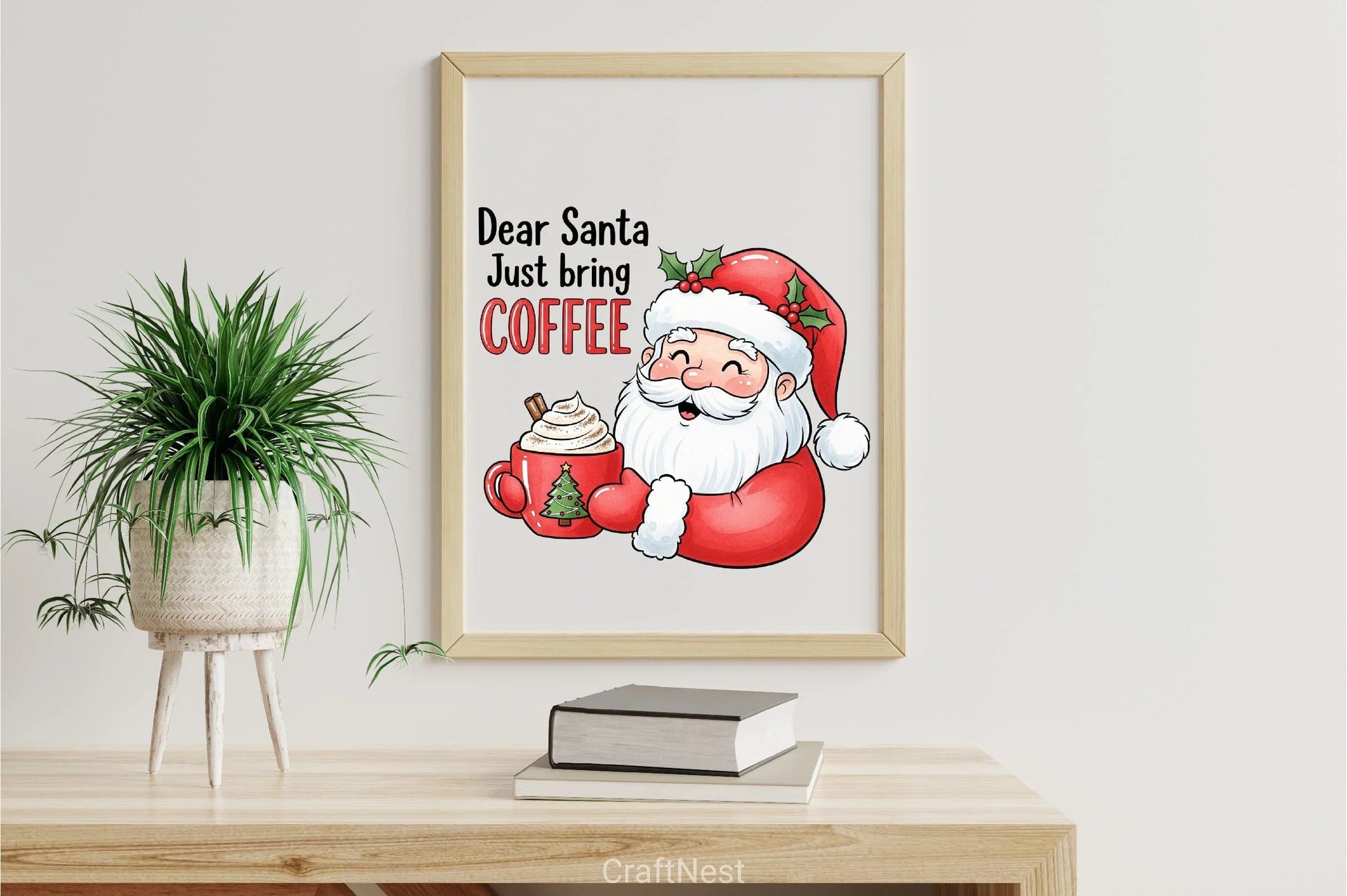Dear Santa Coffee Clipart Bundle - CraftNest - Digital Crafting and Art