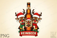 Beer Christmas Funny Clipart Bundle 1 - CraftNest - Digital Crafting and Art