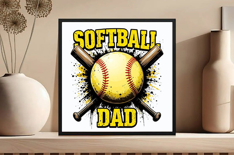 Softball Dad Design Clipart Bundle - CraftNest - Digital Crafting and Art
