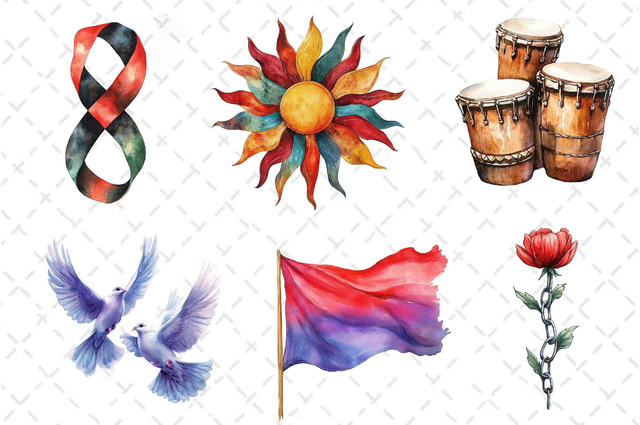 Minimalist Juneteenth Clipart Bundle