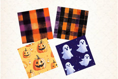 Halloween Digital Paper Pack 4 - CraftNest - Digital Crafting and Art