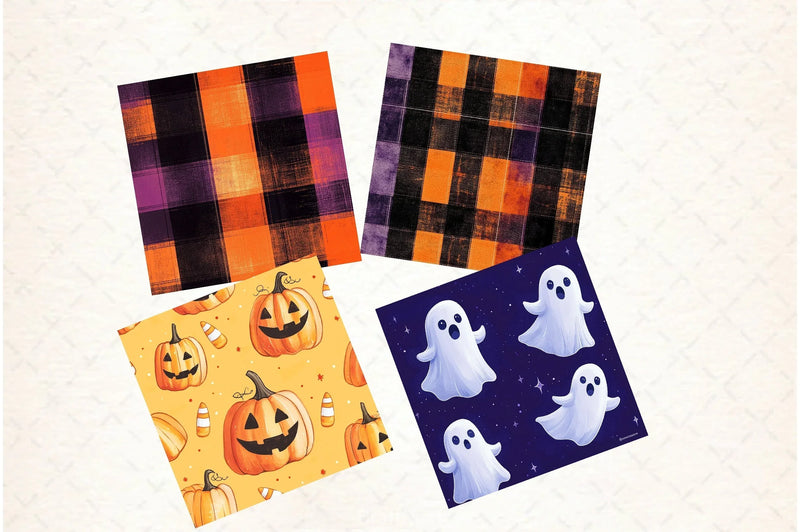 Halloween Digital Paper Pack 4 - CraftNest - Digital Crafting and Art