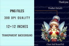 Christmas Fairy Decoration Clipart Bundle - CraftNest - Digital Crafting and Art