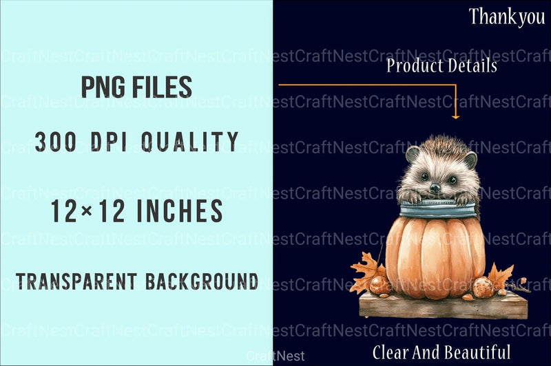 Fall Mason Jar Design Clipart Bundle - CraftNest - Digital Crafting and Art