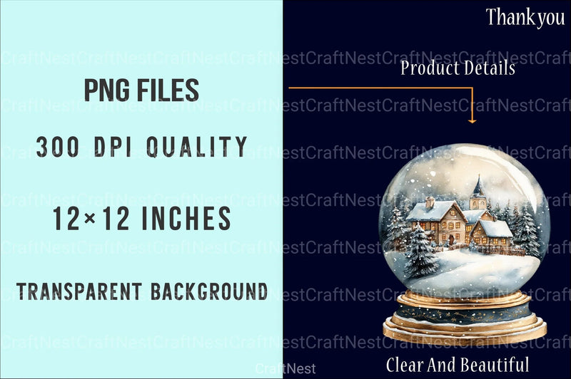 Vintage Navy Christmas Winter Clipart Bundle - CraftNest - Digital Crafting and Art