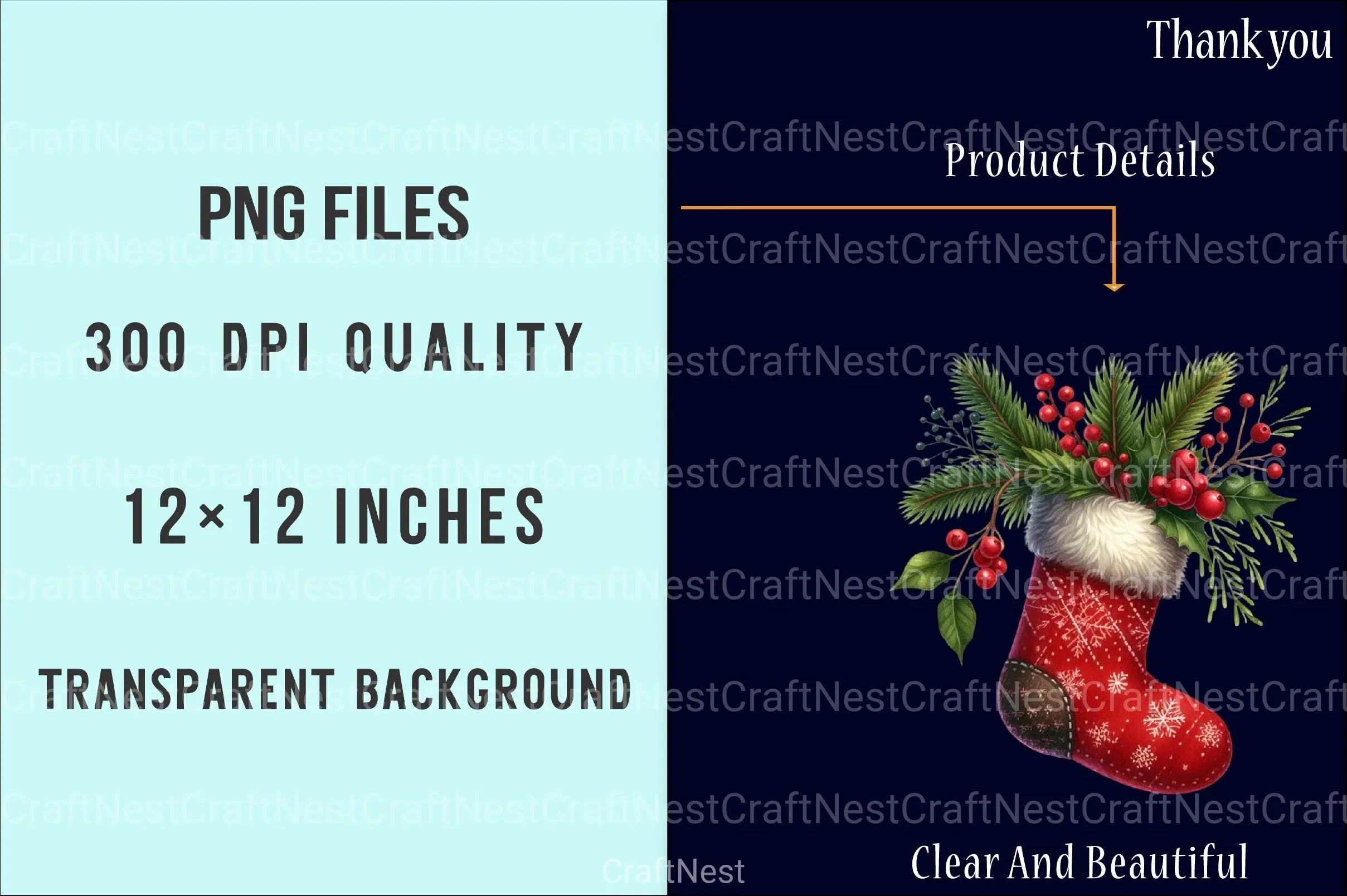 Red Christmas Retro Clipart Bundle: Santa, Reindeer, Snowmen & Gingerbread - CraftNest - Digital Crafting and Art