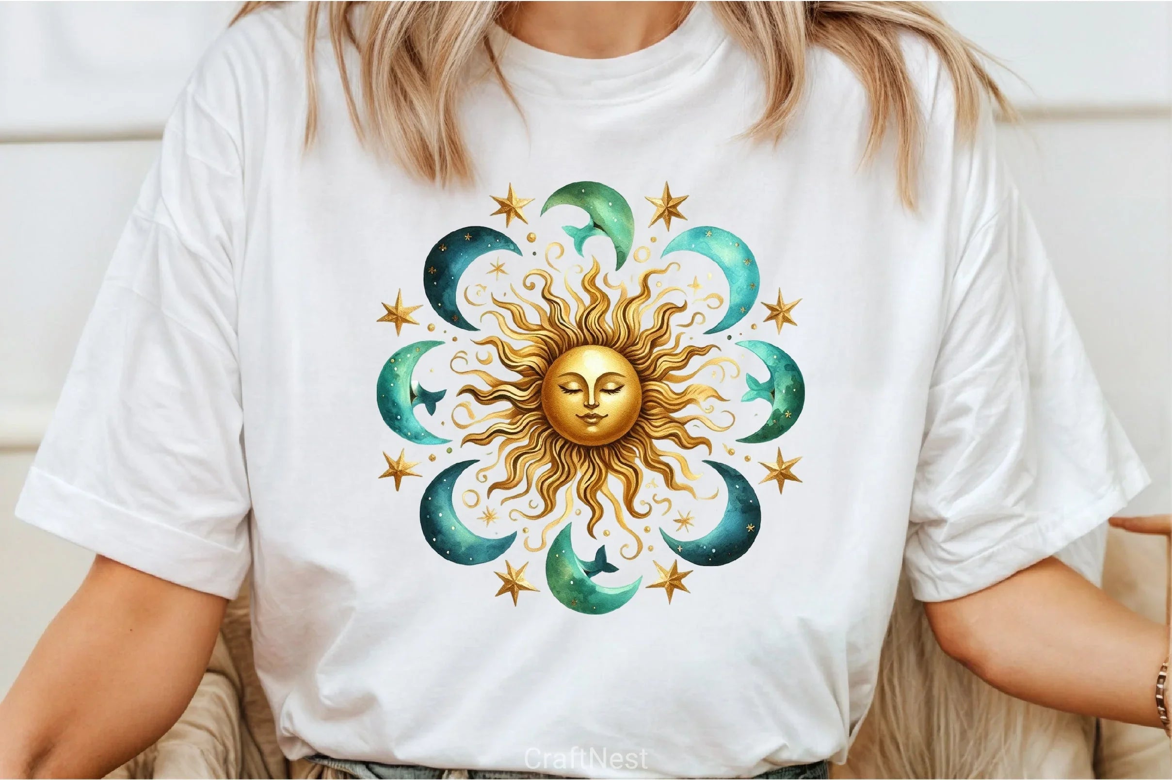 Mystical Moon Clipart Bundle - CraftNest - Digital Crafting and Art