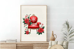 Christmas Chair Clipart Bundle - CraftNest - Digital Crafting and Art