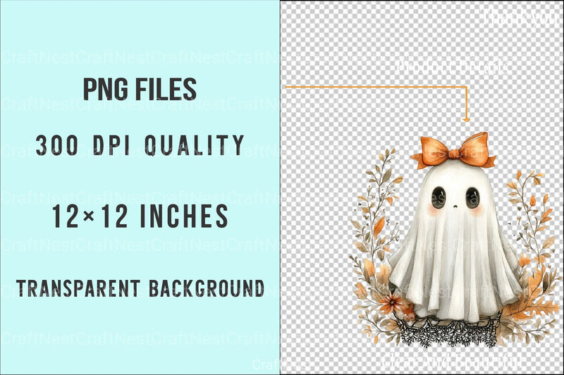 Girly Spooky Season Clipart Bundle - CraftNest - Digital Crafting and Art