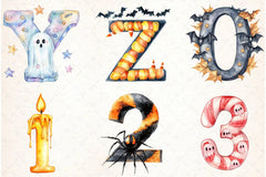 Halloween Alphabet Clipart Bundle 2 - CraftNest - Digital Crafting and Art