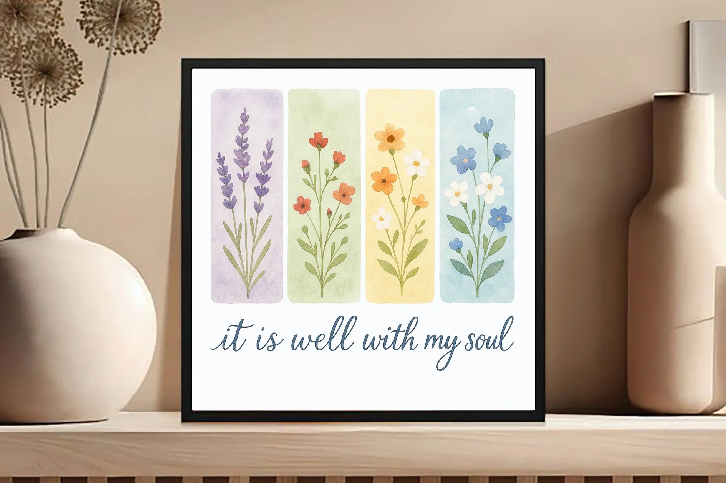Brushstroke Floral Christian Flower Clipart Bundle - CraftNest - Digital Crafting and Art
