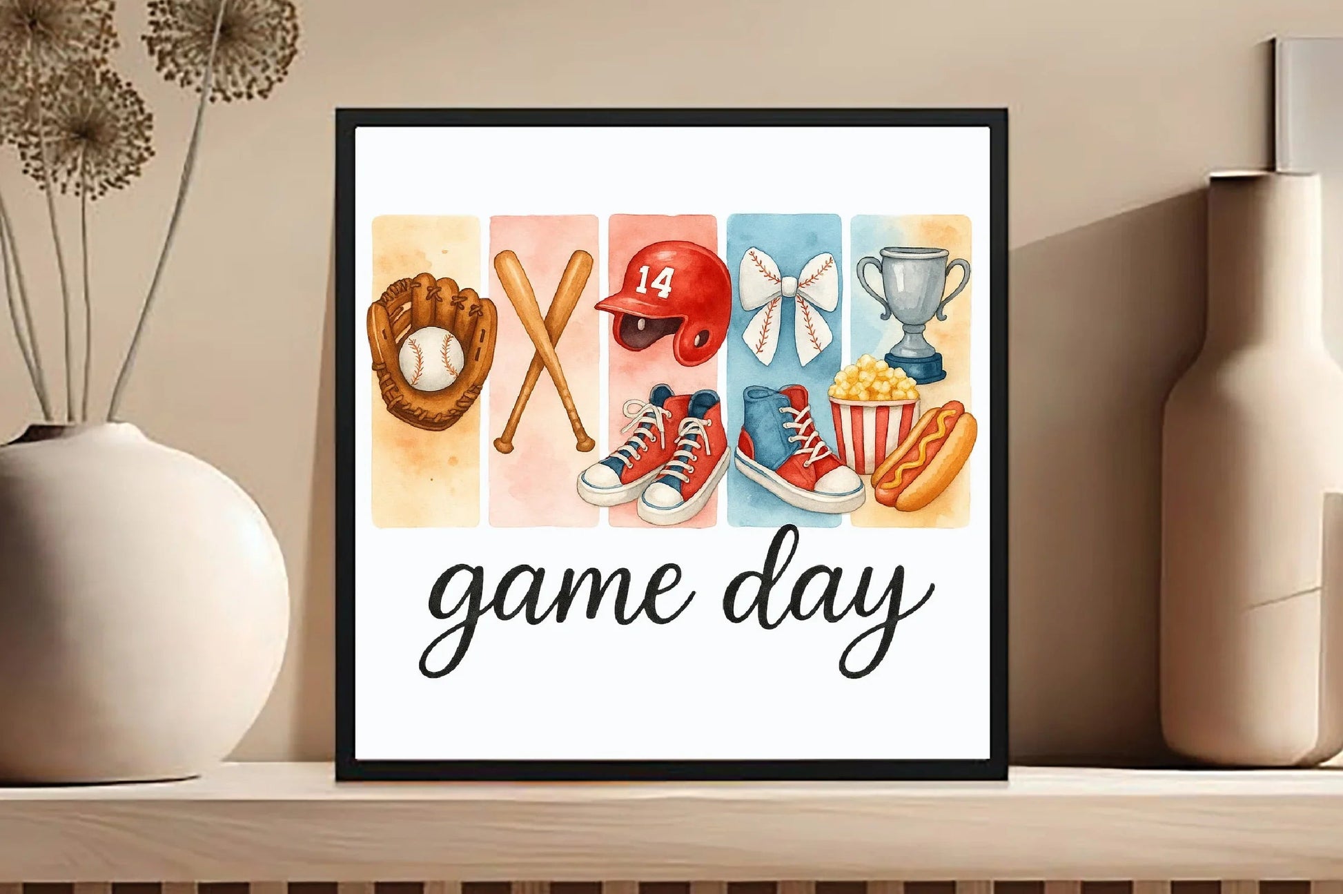 Brushstroke Baseball Game Day Clipart Bundle - CraftNest - Digital Crafting and Art