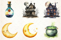 Vintage Halloween Clipart Bundle 15 - CraftNest - Digital Crafting and Art