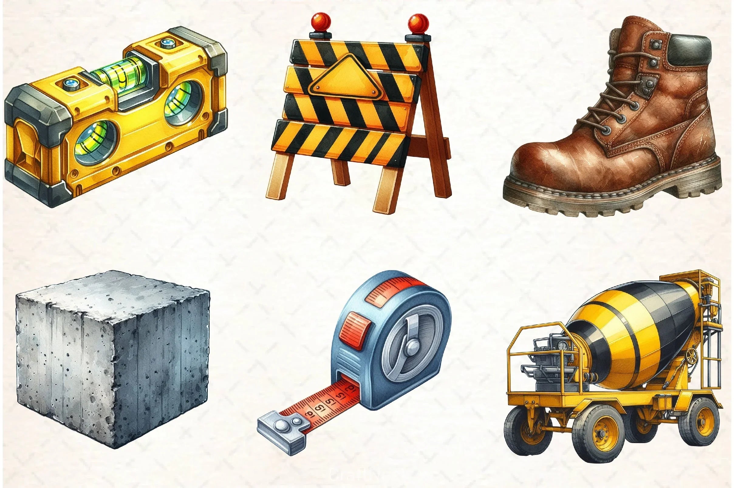 Construction Clipart Bundle 3 - CraftNest - Digital Crafting and Art