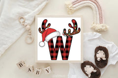 Santa Reindeer Hat Alphabet Clipart Bundle - CraftNest - Digital Crafting and Art