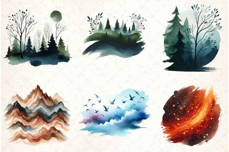 Camping Mode Clipart Bundle - CraftNest - Digital Crafting and Art