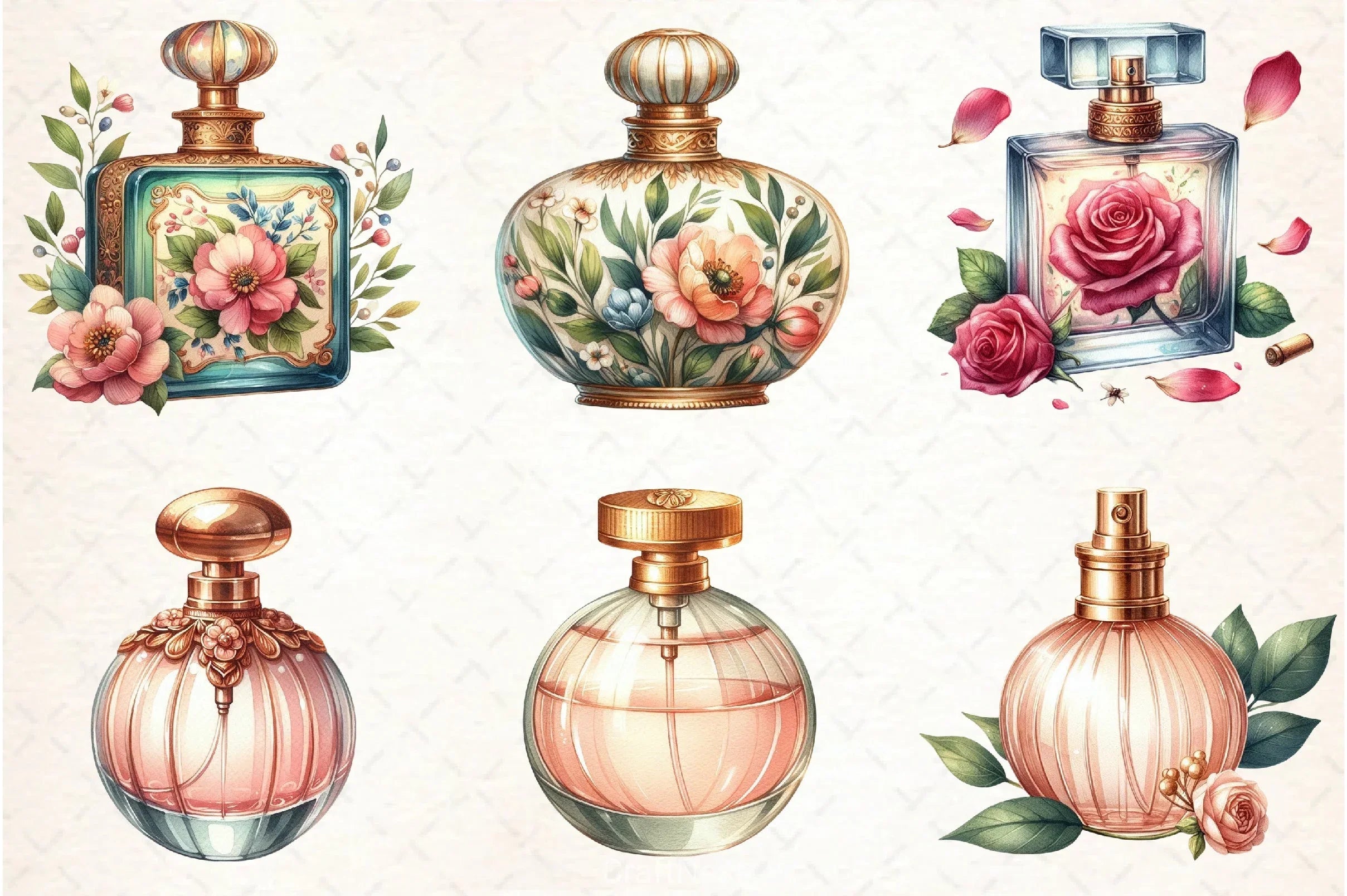 Perfume Clipart Bundle 3 - CraftNest - Digital Crafting and Art