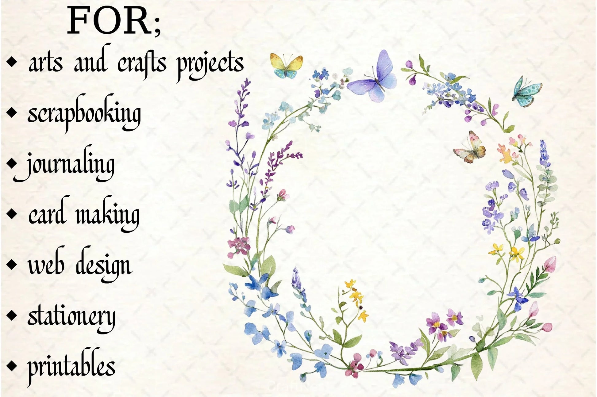 Floral Frames Clipart Bundle - CraftNest - Digital Crafting and Art