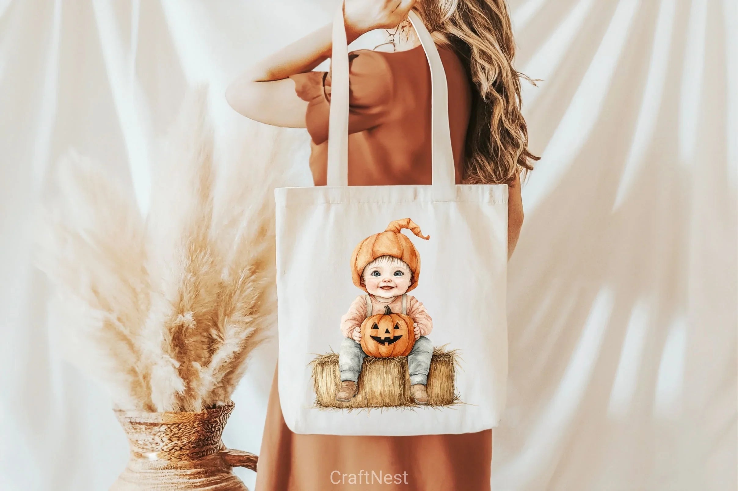 Autumn Spooky Baby Clipart Bundle - CraftNest - Digital Crafting and Art