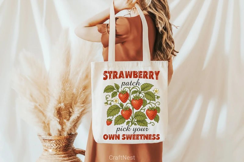 Strawberry Patch Clipart Bundle - CraftNest - Digital Crafting and Art
