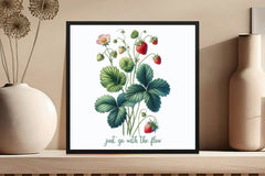 Strawberry Bush Clipart Bundle - CraftNest - Digital Crafting and Art