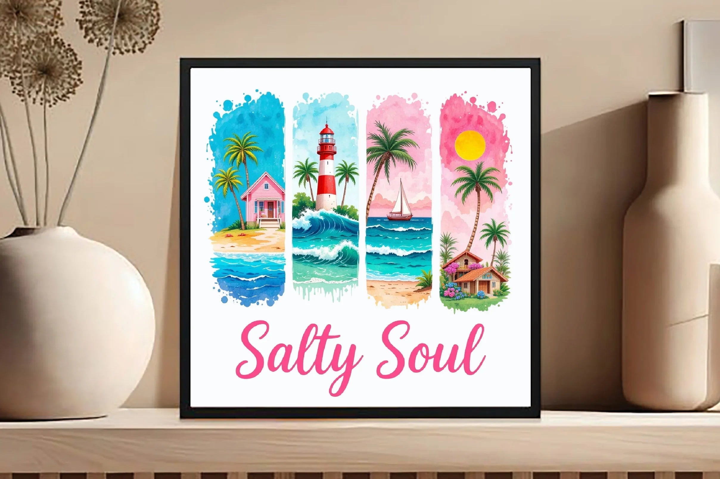 Summer Salty Soul Beach Clipart Bundle - CraftNest - Digital Crafting and Art