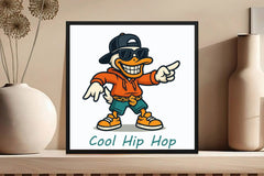 Cool Hip Hop Duck Digital Clipart Bundle - CraftNest - Digital Crafting and Art