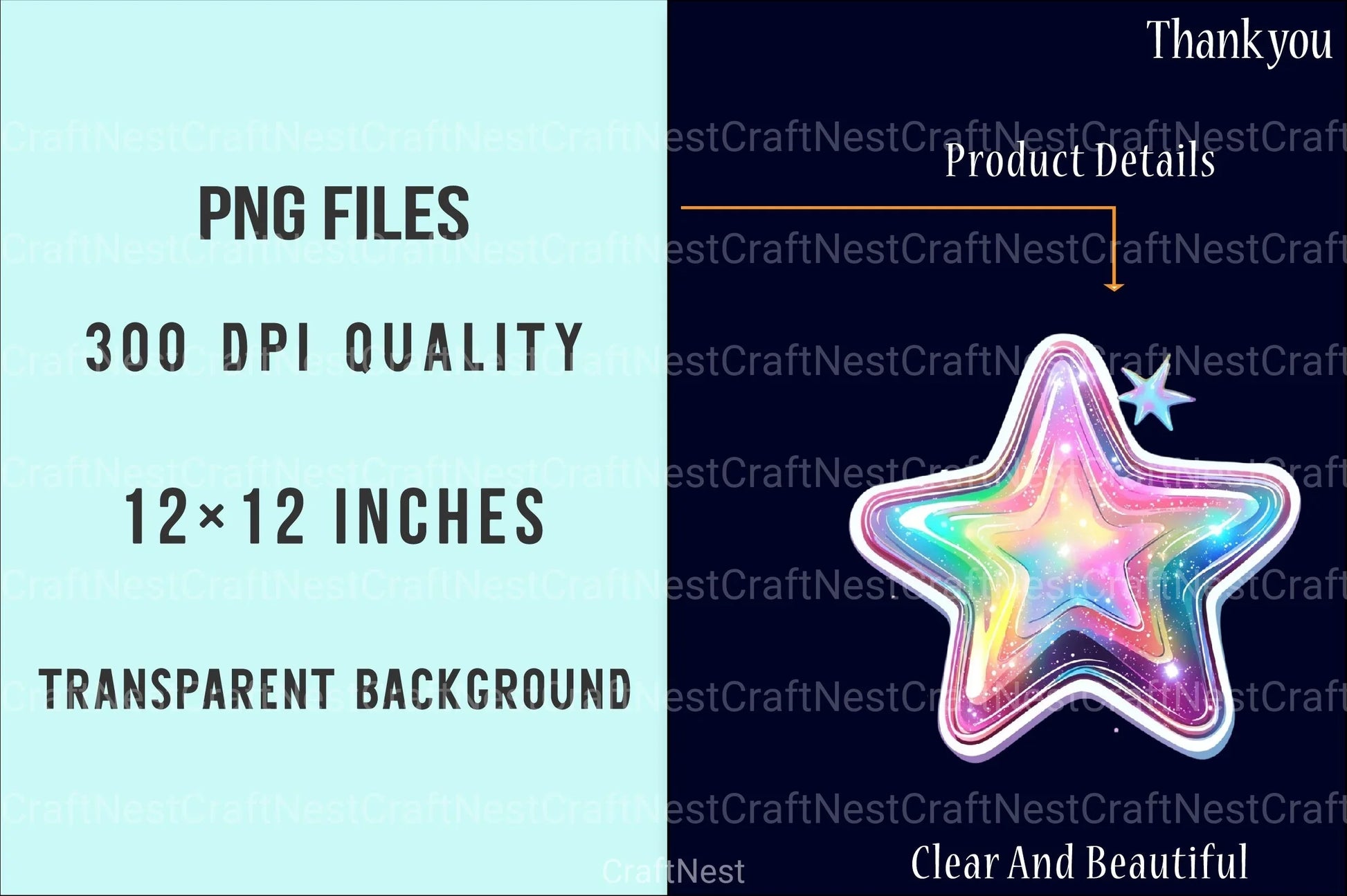 Holographic Stickers Clipart Bundle - CraftNest - Digital Crafting and Art