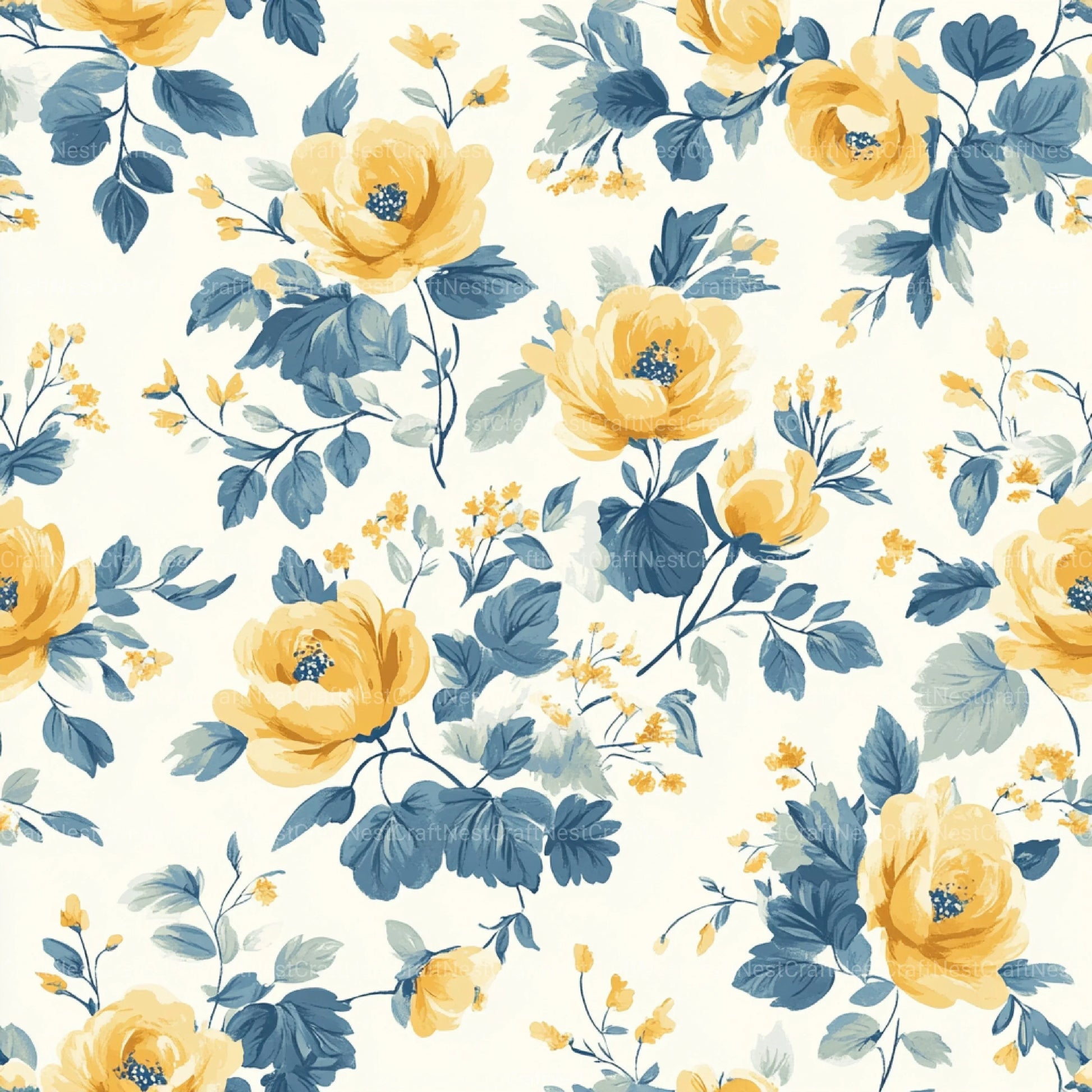 Floral Pattern Background Clipart Bundle 2 - CraftNest - Digital Crafting and Art