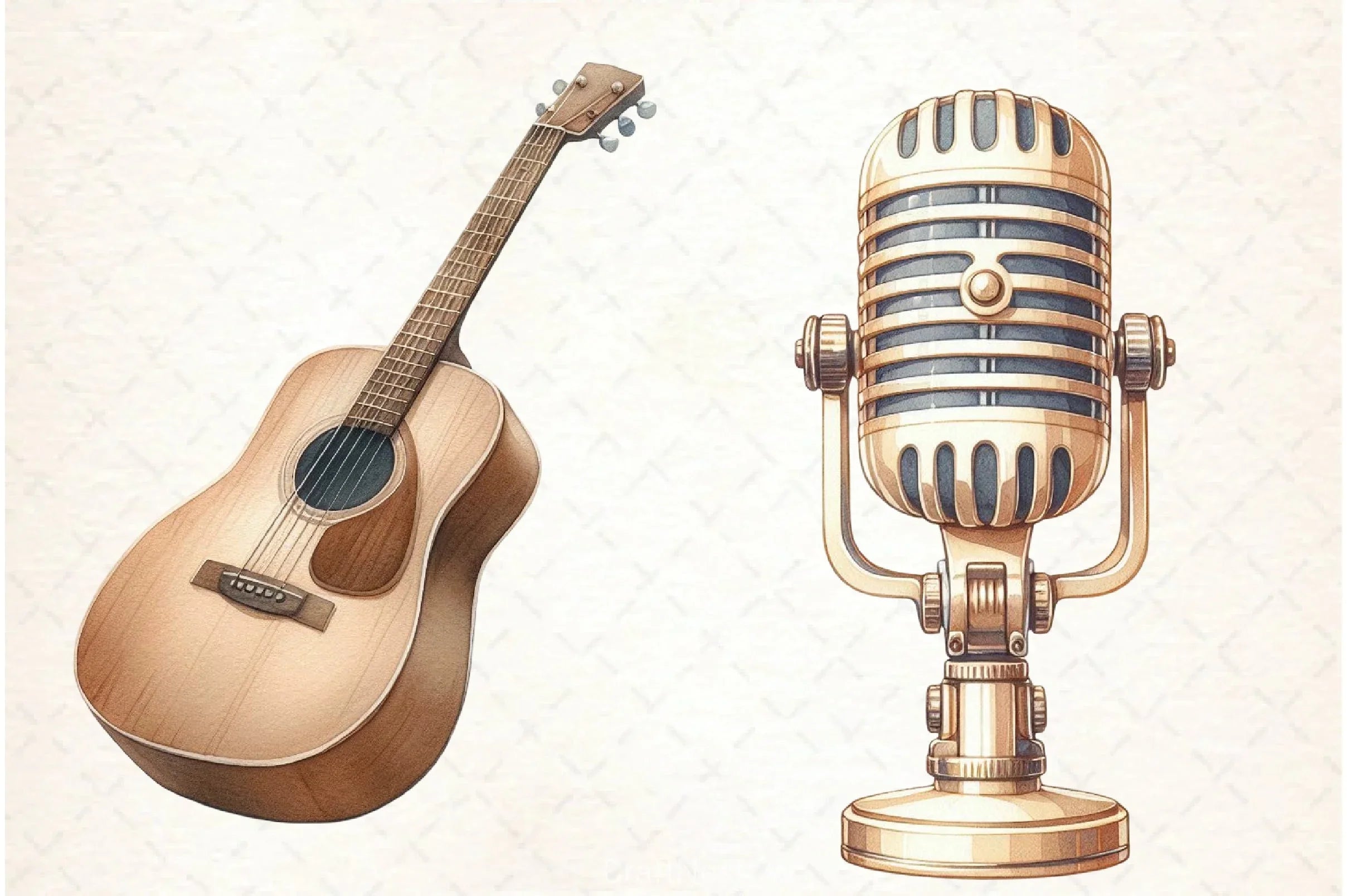 Musique Instrument Clipart Bundle - CraftNest - Digital Crafting and Art