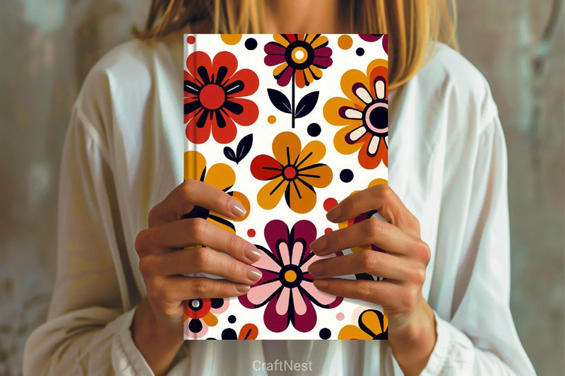 Bright Floral Seamless Pattern Digital Paper - CraftNest - Digital Crafting and Art