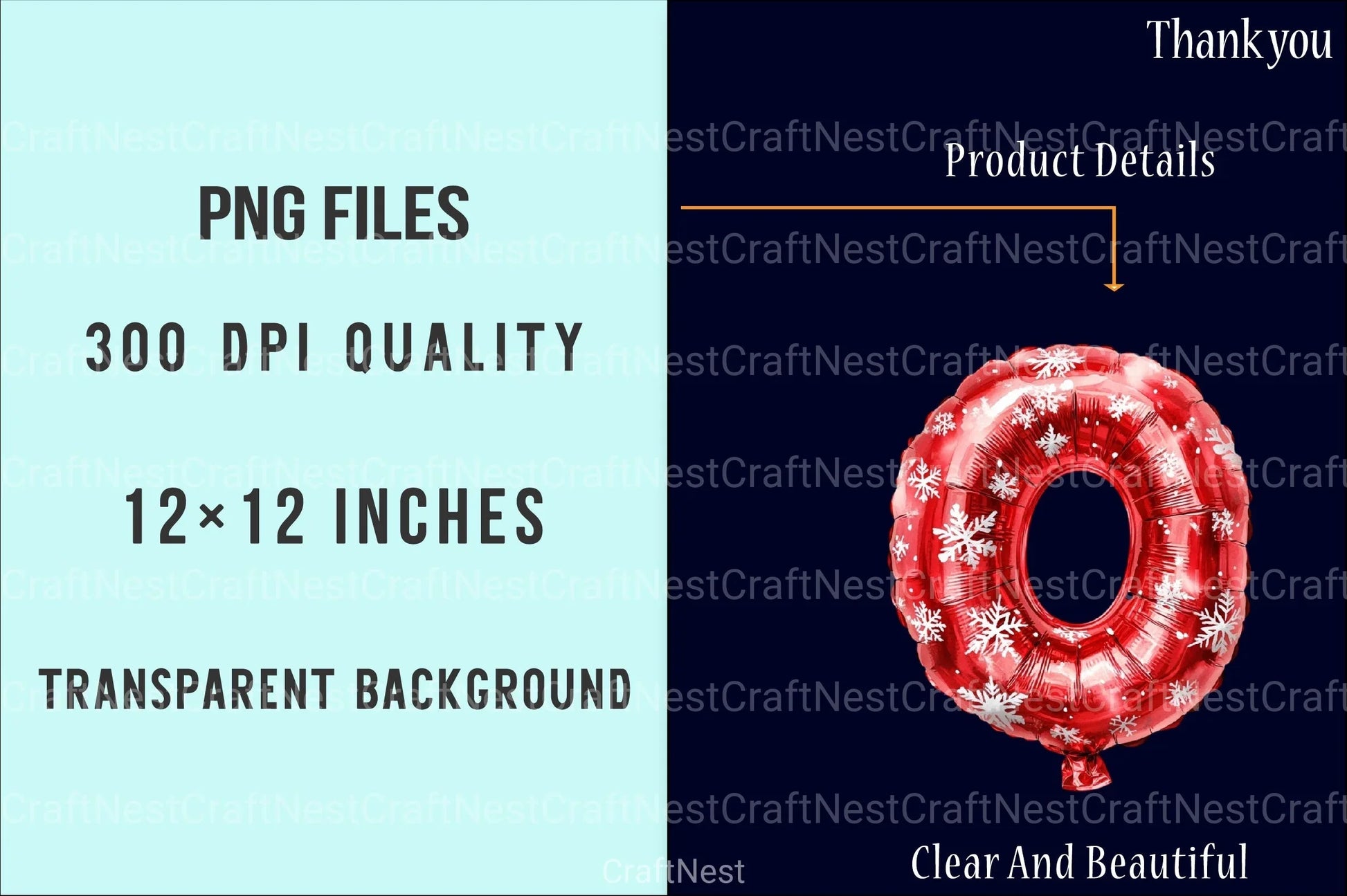 Christmas Alphabet Clipart Bundle 7 - CraftNest - Digital Crafting and Art