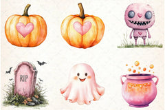 Retro Fall Halloween Clipart Bundle - CraftNest - Digital Crafting and Art