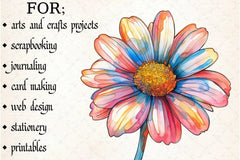 Summer Flowers Clipart Bundle 4 - CraftNest - Digital Crafting and Art