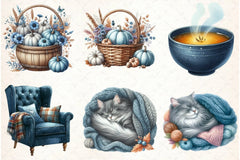 Rustic Cozy Autumn Clipart Bundle 2 - CraftNest - Digital Crafting and Art