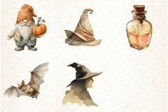 Neutral Halloween Clipart Bundle 7 - CraftNest - Digital Crafting and Art