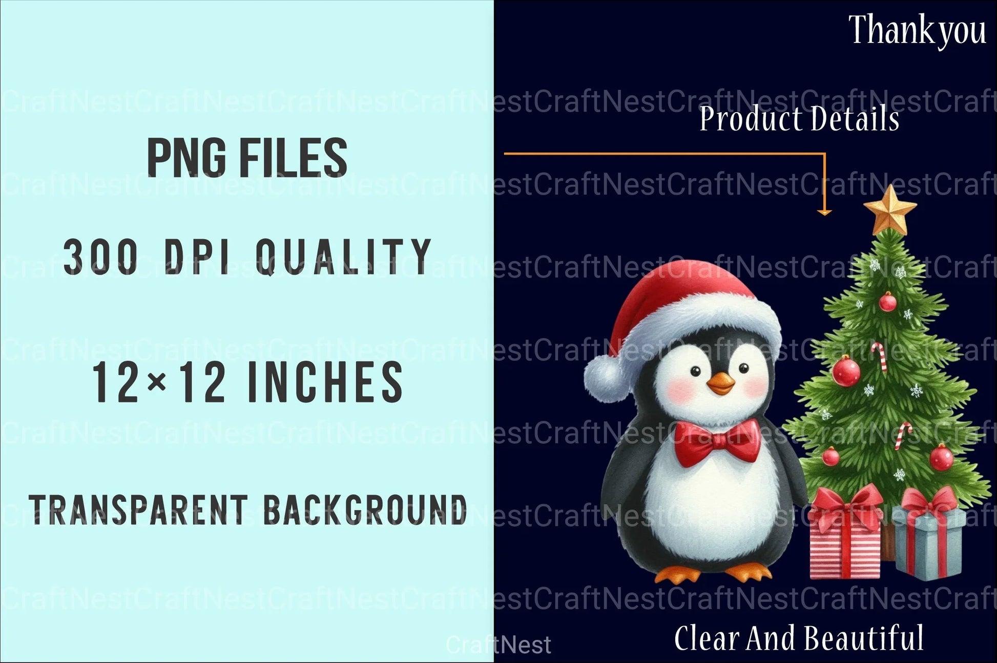 Cute Penguins Clipart Bundle - CraftNest - Digital Crafting and Art