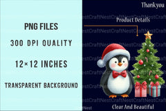 Cute Penguins Clipart Bundle - CraftNest - Digital Crafting and Art