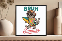 Summer Funny Cat Clipart Bundle - CraftNest - Digital Crafting and Art