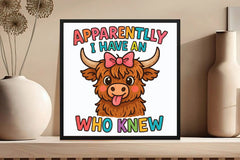 Funny Highland Cow Sarcastic Clipart Bundle - CraftNest - Digital Crafting and Art