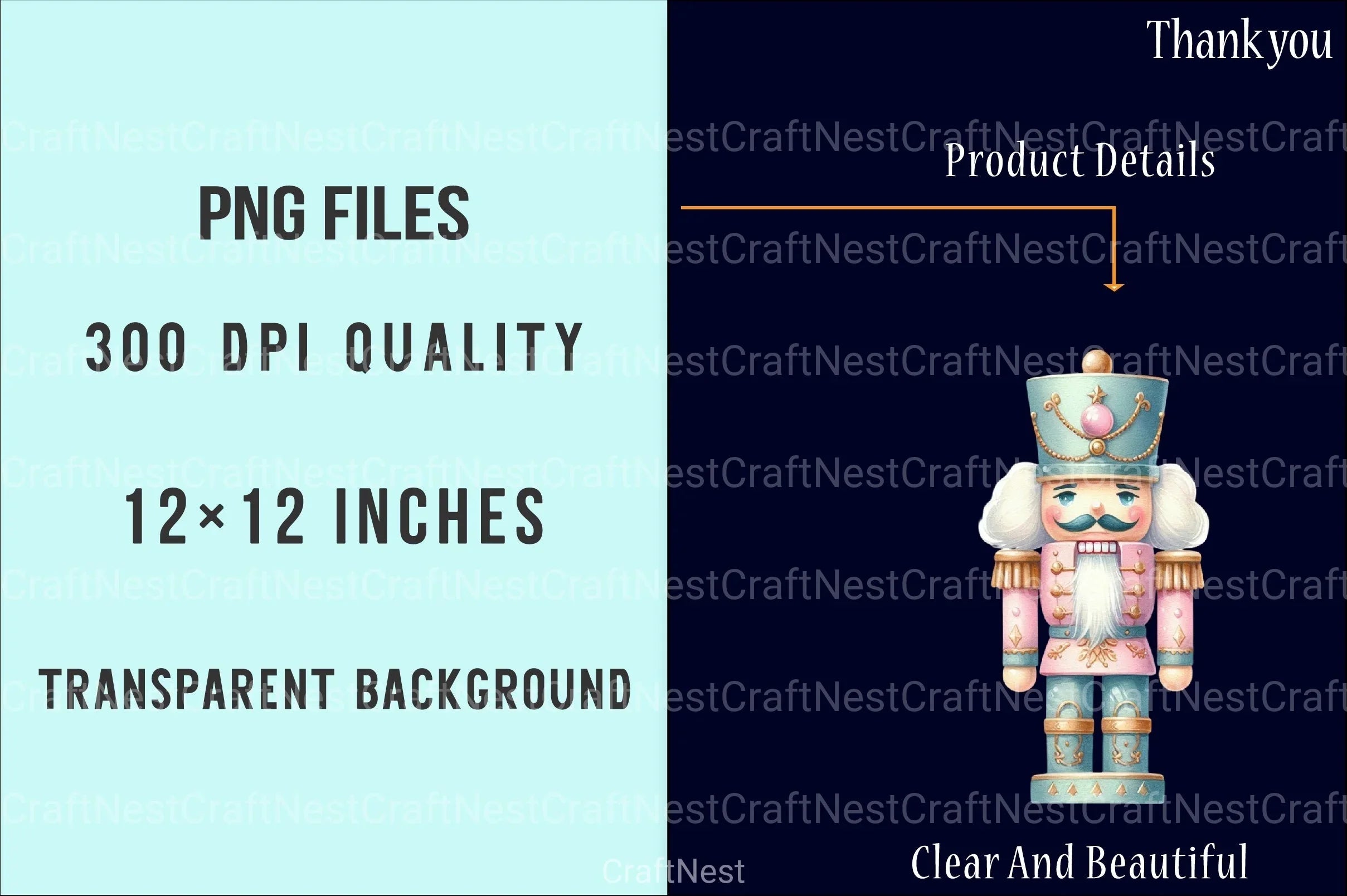 Pink Mint Christmas Pastel Character Clipart Bundle - CraftNest - Digital Crafting and Art