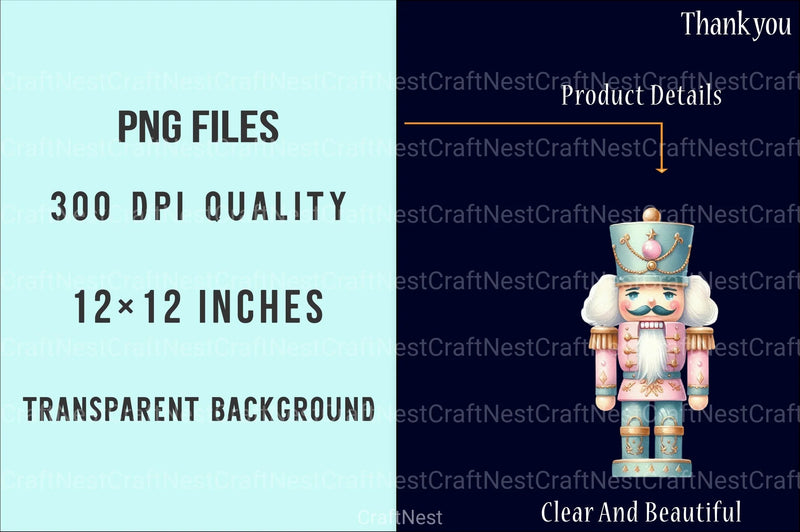 Pink Mint Christmas Pastel Character Clipart Bundle - CraftNest - Digital Crafting and Art