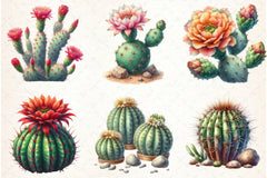 Cactus Clipart Bundle 4 - CraftNest - Digital Crafting and Art